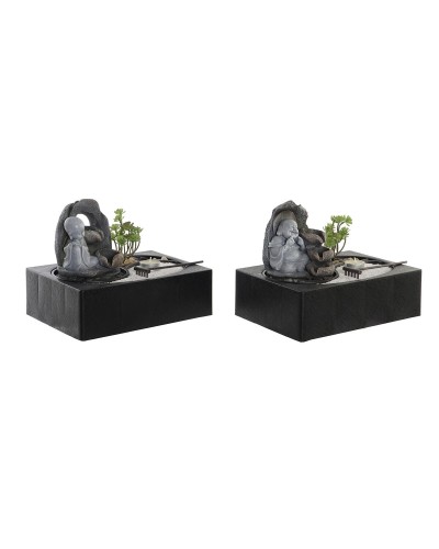 Fontanas DKD Home Decor Buddha Hartsi Itämainen 29 x 21 x 23 cm (2 osaa)