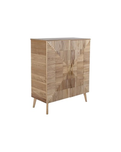 Buffet DKD Home Decor Doré Marron Clair Bois de paulownia Bois MDF 100 x 44 x 118 cm