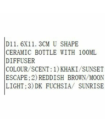 Désodorisant DKD Home Decor 100 ml Vase Urbaine (3 Unités)