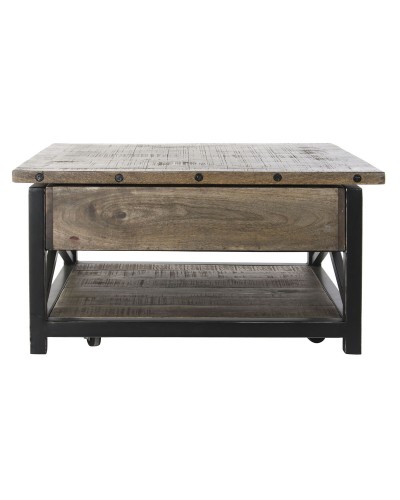 Höhenverstellbarer Tischdekoration DKD Home Decor 116 x 74 x 44 cm Metall Mango-Holz