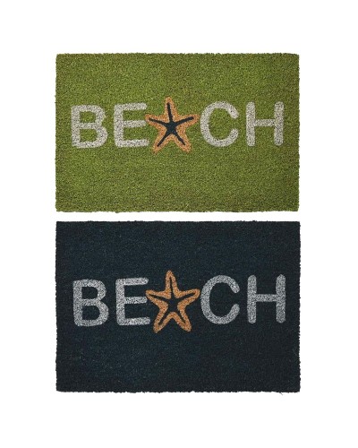 Deurmat DKD Home Decor Blauw Turkoois Rubber (60 x 40 x 1,5 cm) (2 Stuks)