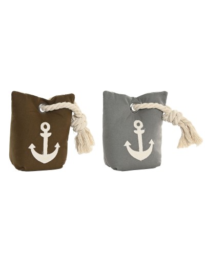 Support de porte DKD Home Decor Sable 13 x 9 x 20 cm (2 Unités)