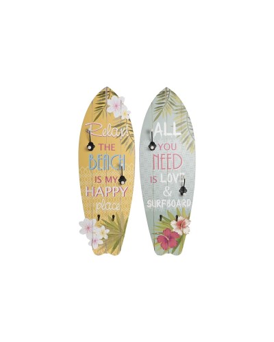 Wall mounted coat hanger DKD Home Decor 30 x 90 x 7 cm Mediterranean (2 Units)