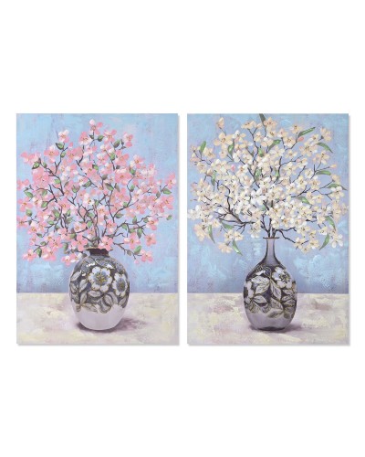 Maalaus DKD Home Decor Maljakko Perinteinen 70 x 3 x 100 cm (2 osaa)