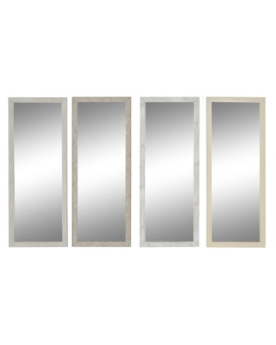 Espejo de pared DKD Home Decor 36 x 2 x 95,5 cm (4 Unidades)