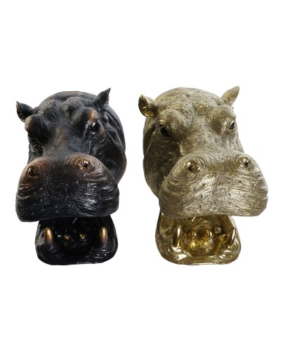 Wall Light DKD Home Decor Copper Golden 50 W Colonial Hippopotamus 220 V 35 x 23 x 34 cm (2 Units)