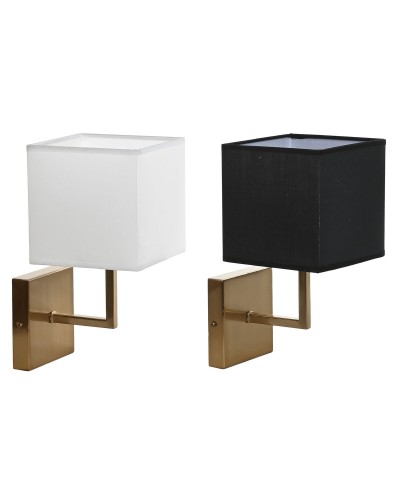 Seinävalo DKD Home Decor Valkoinen Musta Kullattu 50 W 220 V 15 x 19 x 27 cm 15 x 19 x 30 cm (2 osaa)