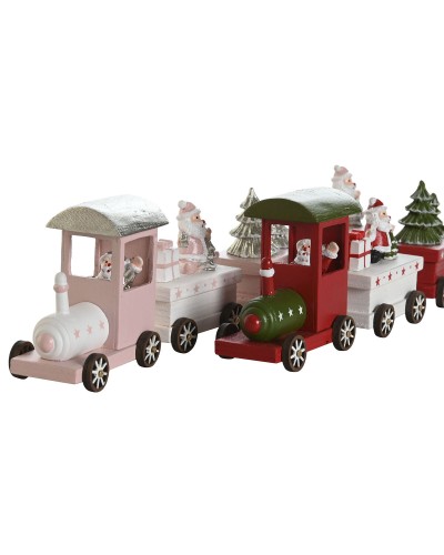 Adorno Navideño DKD Home Decor Rojo Verde 35,5 x 5 x 8,8 cm (2 Unidades)