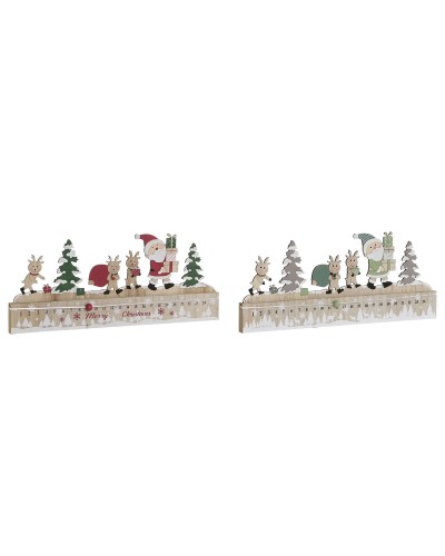 Advent Calendar DKD Home Decor MDF Wood 45 x 1 x 19 cm 45 x 2 x 19 cm (2 Units)