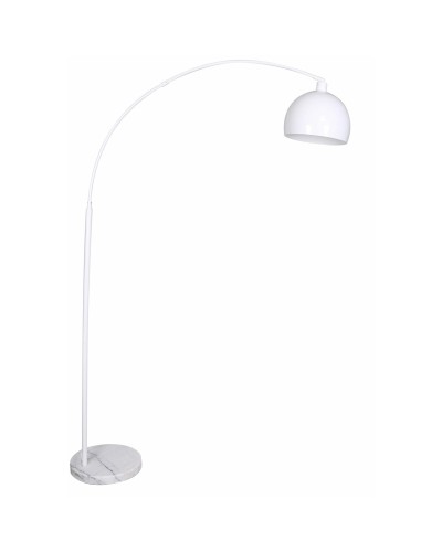 Golvlampa DKD Home Decor 36 x 110 x 195 cm Metall Vit Marmor 220 V 50 W 60 W