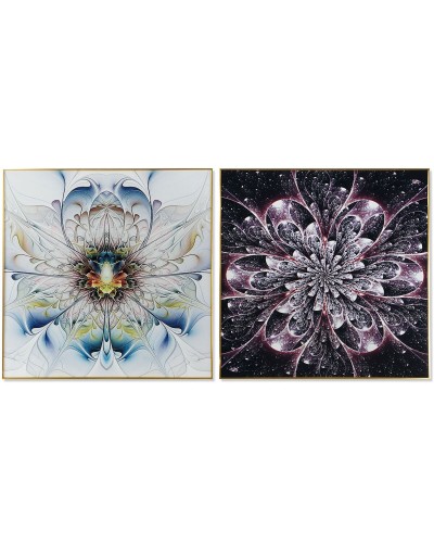 Cadre DKD Home Decor 80 x 3 x 80 cm (2 Unités)