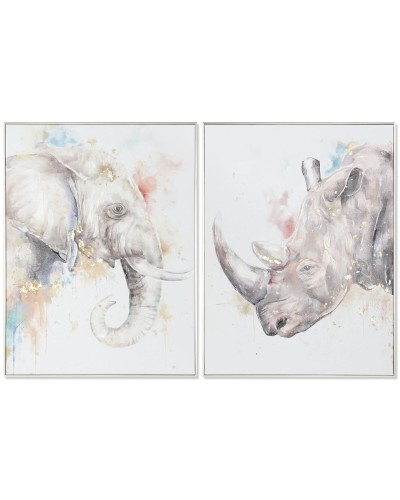 Bild DKD Home Decor Moderne tiere 60 x 3,5 x 80 cm (2 Stück)