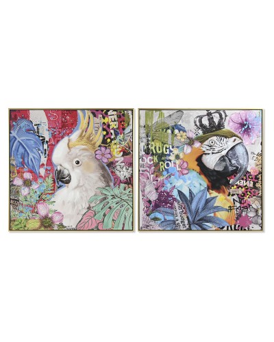 Painting Home ESPRIT Modern 80 x 3,5 x 80 cm (2 Units)