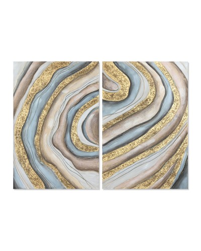 Schilderij Home ESPRIT Modern 80 x 3 x 120 cm (2 Stuks)