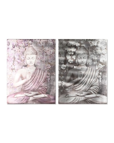 Bild Home ESPRIT Buddha Orientalisch 60 x 2,7 x 80 cm (2 Stück)
