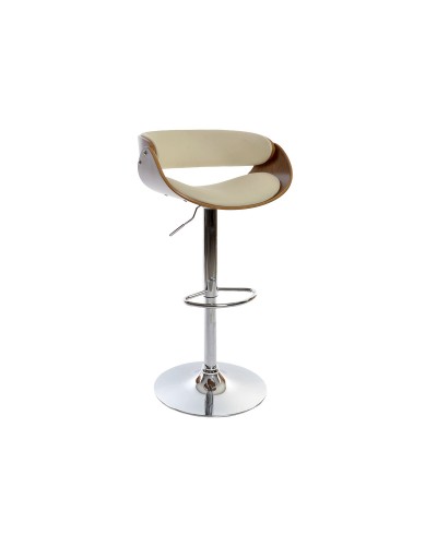 Hocker DKD Home Decor Braun Creme Nussbaumholz 54 x 53 x 101,5 cm