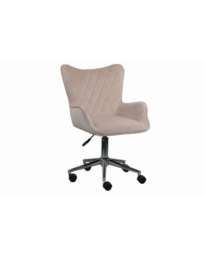 Silla DKD Home Decor Crema Plateado 52 x 56,5 x 80 cm