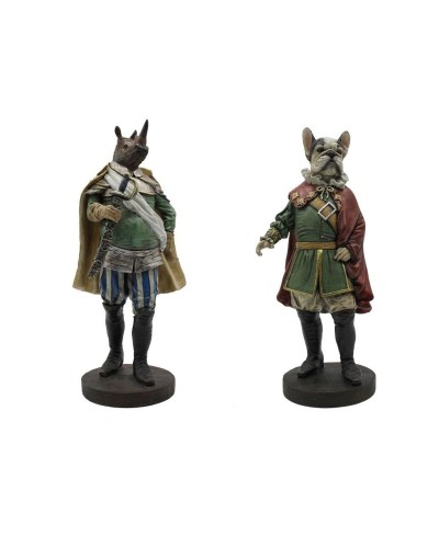 Figurine Décorative Home ESPRIT Multicouleur Animal 20 x 15 x 42 cm (2 Unités)