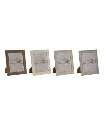 Fotorahmen Home ESPRIT Braun Beige Creme natürlich Kristall polystyrol 26,2 x 1,6 x 31,2 cm