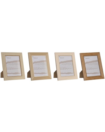 Marco de Fotos Home ESPRIT Multicolor Cristal Poliestireno 21,2 x 1,6 x 26,2 cm (4 Unidades)