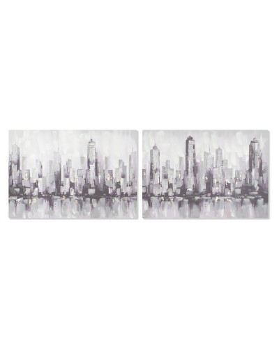 Painting Home ESPRIT New York Loft 100 x 3 x 70 cm (2 Units)