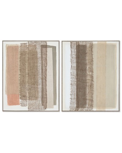 Painting Home ESPRIT Abstract Urban 82,3 x 4,5 x 102 cm (2 Units)