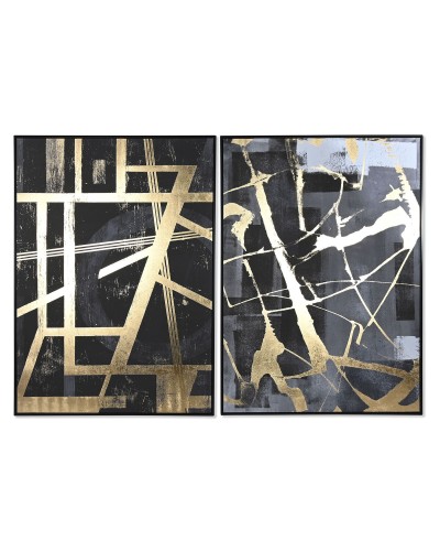 Maalaus Home ESPRIT Moderni 103 x 4,5 x 143 cm (2 osaa)