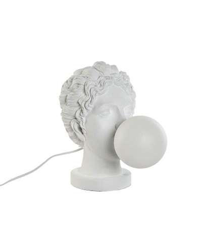 Lampe de bureau Home ESPRIT Blanc Résine Plastique 220 V 20 x 36 x 31 cm