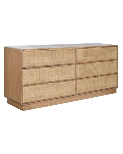 Caisson à Tiroirs Home ESPRIT Naturel Chêne Tropical 182 x 45 x 81 cm