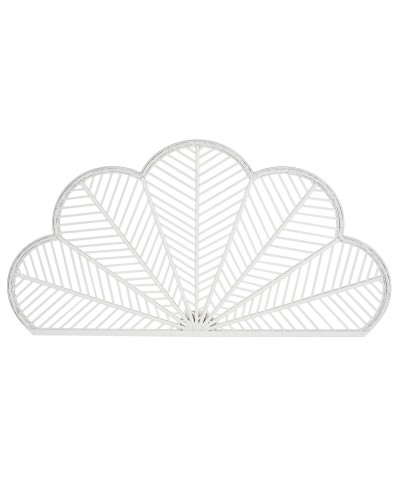 Tête de lit Home ESPRIT Blanc Bambou Rotin 160 x 2,5 x 81 cm
