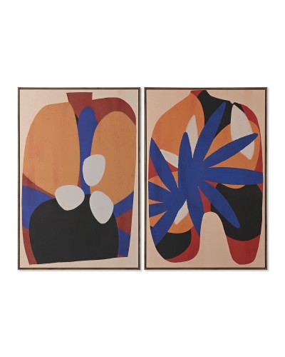 Schilderij Home ESPRIT Stads 80 x 4,5 x 120 cm (2 Stuks)