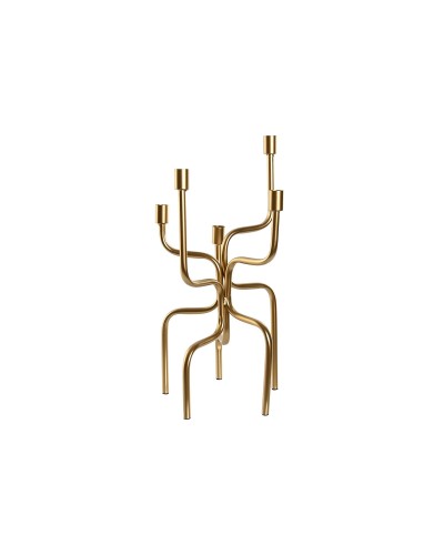 Candelabro Home ESPRIT Dorato Metallo 25 x 25 x 51 cm