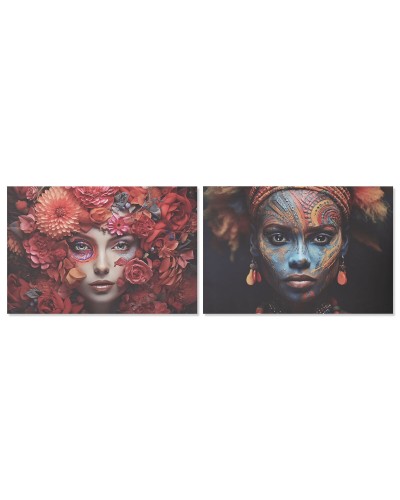 Bild Home ESPRIT Gedruckt Moderne 120 x 3 x 80 cm (2 Stück)