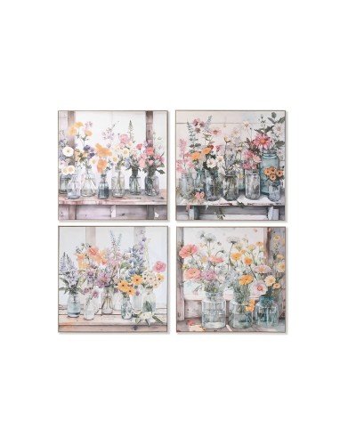 Cadre Home ESPRIT Shabby Chic 80 x 3,5 x 80 cm (4 Unités)