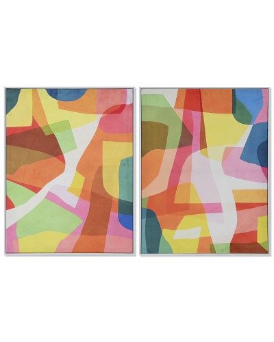 Maalaus Home ESPRIT Moderni 63 x 3 x 83 cm (2 osaa)