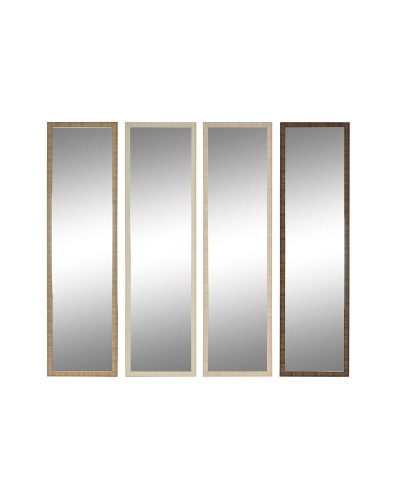Free standing mirror Home ESPRIT Brown Beige Grey Natural Crystal polystyrene 45 X 40 X 166 cm (4 Units)