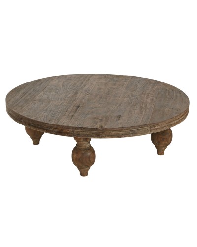 Table Basse Home ESPRIT Naturel 100 x 100 x 30 cm