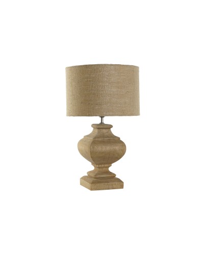 Lampada da tavolo Home ESPRIT Naturale Juta Legno 50 W 220 V 36 x 36 x 58 cm