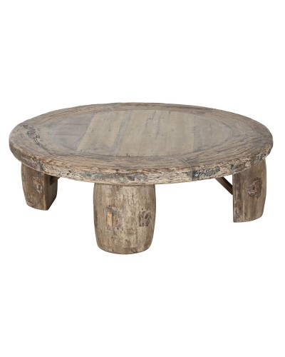 Table Basse Home ESPRIT Naturel 125 X 125 X 40 cm
