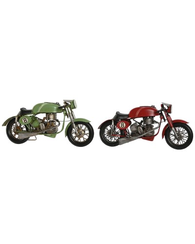 Decorative Figure Home ESPRIT Red Green Vintage 32 x 11 x 15 cm (2 Units)