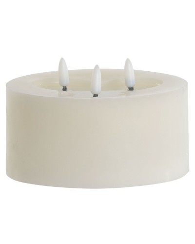 Vela LED Home ESPRIT Beige 15 x 15 x 7 cm (AA)