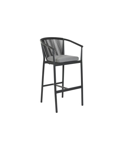 Sittpall Home ESPRIT Aluminium syntetisk rattan 57 x 61 x 108 cm