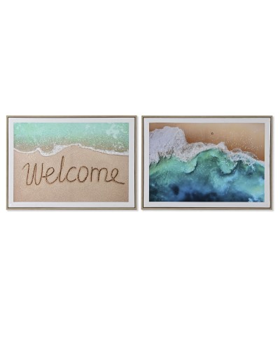 Bild Home ESPRIT Strand Mediterraner 72,5 x 3 x 52,5 cm (2 Stück)