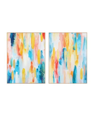 Bild Home ESPRIT abstrakt Moderne 90 x 3,5 x 120 cm (2 Stück)