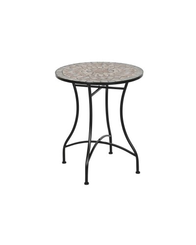 Bijzettafel Home ESPRIT Zwart Multicolour 60 x 60 x 72 cm