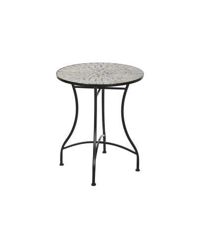 Side table Home ESPRIT Black Multicolour 60 x 60 x 72 cm