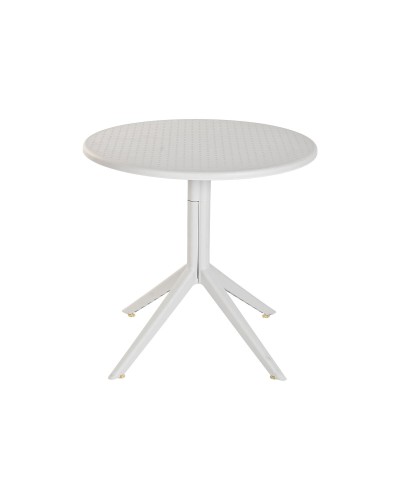 Table de Salle à Manger Home ESPRIT Gris Métal polypropylène 80 x 80 x 75 cm