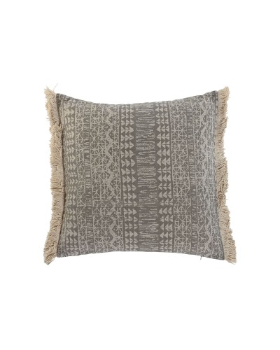Cushion Home ESPRIT Grey Natural Boho 45 x 8 x 45 cm