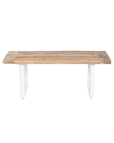 Hoofdtafel Home ESPRIT Wit 120 x 60 x 45 cm 121 x 60,5 x 45 cm