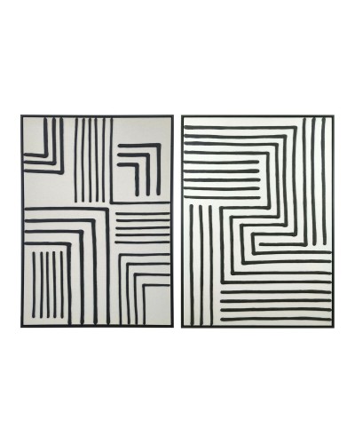 Painting Home ESPRIT White Black Urban (2 Units)